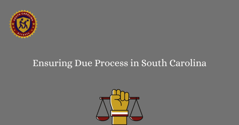 Ensuring Due Process in South Carolina 1