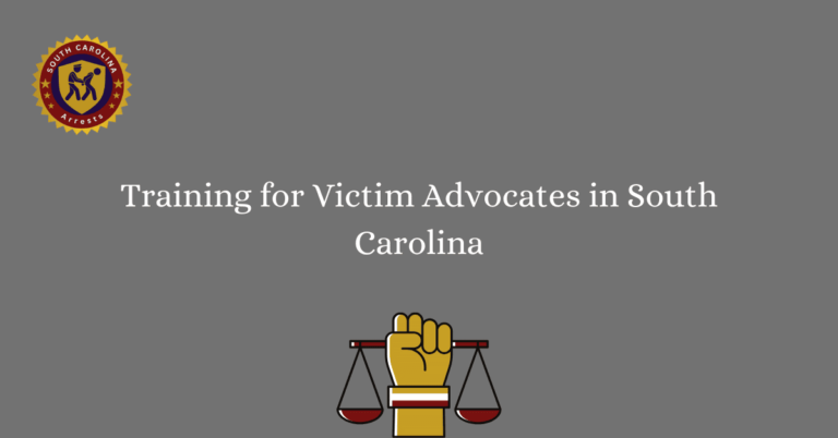 Training for Victim Advocates in South Carolina